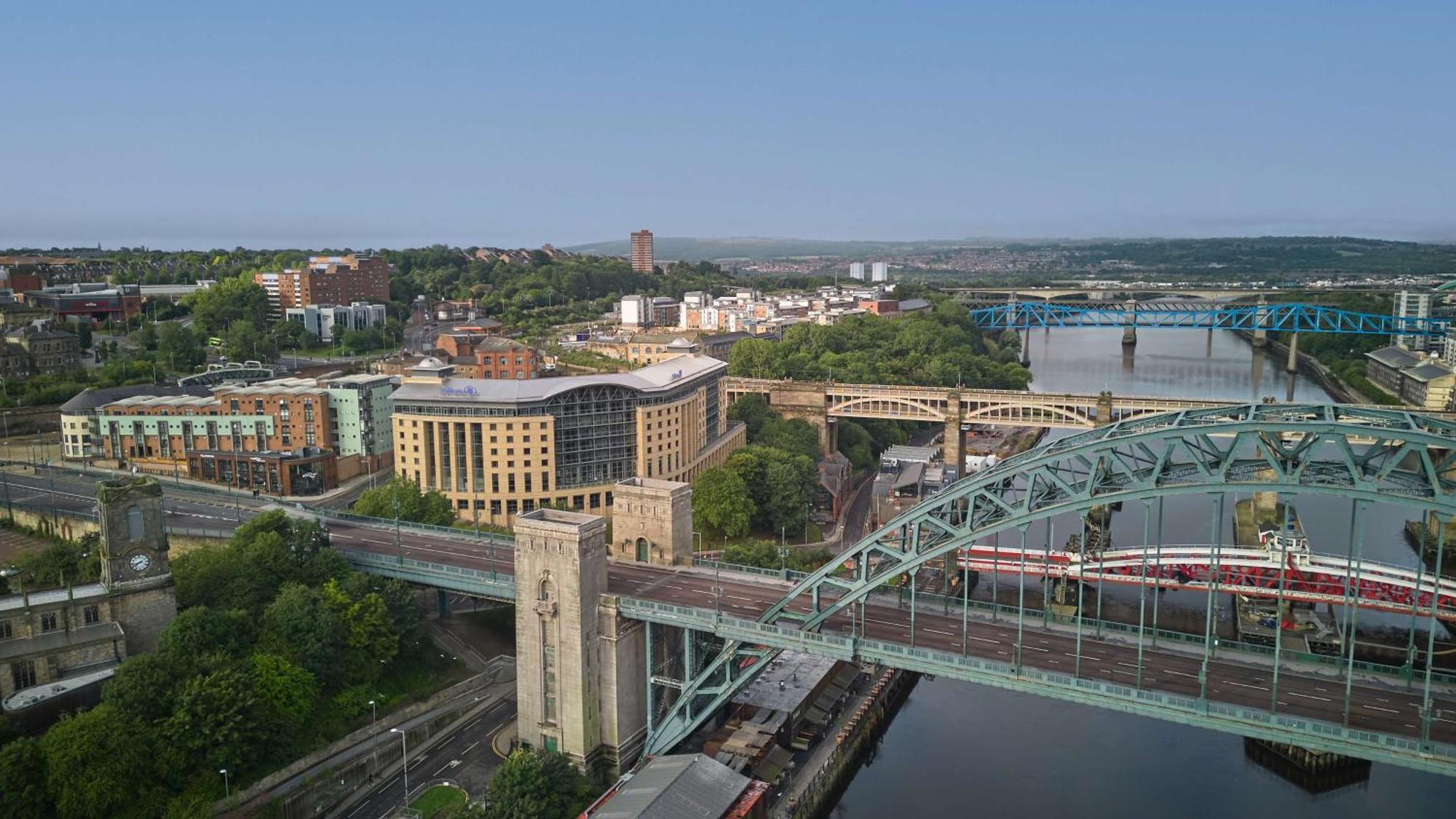 Hilton Newcastle Gateshead Hotel Exterior foto